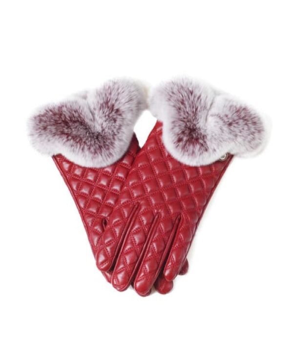 UGG Touch Screen Rabbit Fur Gloves
