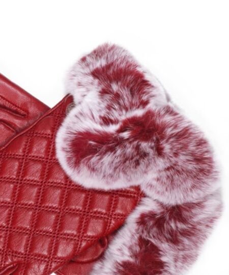 UGG Touch Screen Rabbit Fur Gloves