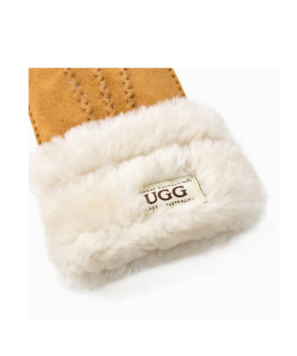 UGG Double Cuff Sheepskin Gloves - Image 4
