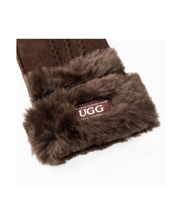 UGG Double Cuff Sheepskin Gloves - Image 3