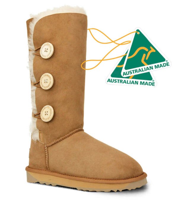 Australian Made 3 Buttons UGG Boots - Image 6