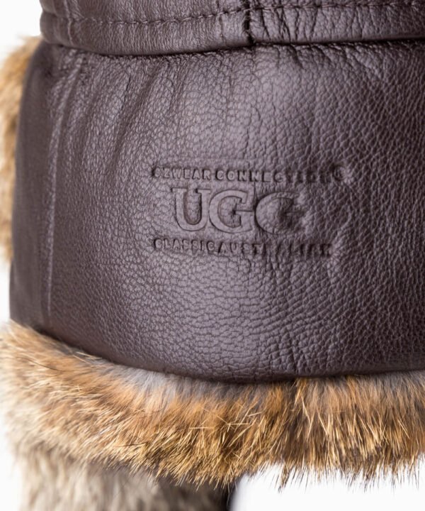 UGG Rabbit Fur Aviator Hat