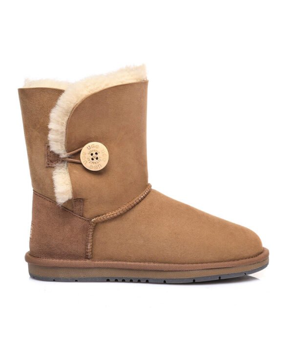 Women's Short Classic Button UGG Boots - Image 22