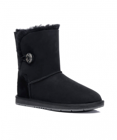 Women's Short Classic Button UGG Boots - Image 6