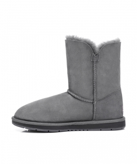 Women's Short Classic Button UGG Boots - Image 10