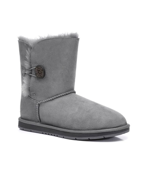 Women's Short Classic Button UGG Boots - Image 9
