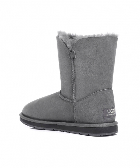 Women's Short Classic Button UGG Boots - Image 8