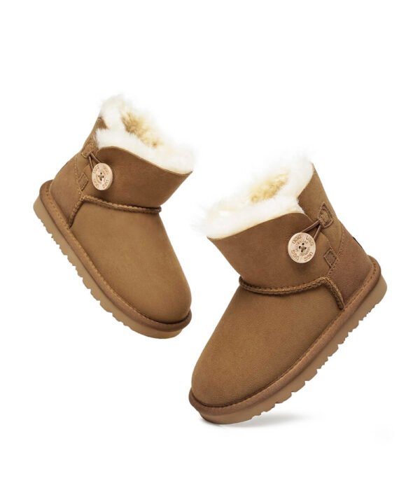 Kids UGG Mini Classic Button Boots - Image 15