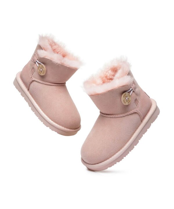 Kids UGG Mini Classic Button Boots - Image 8