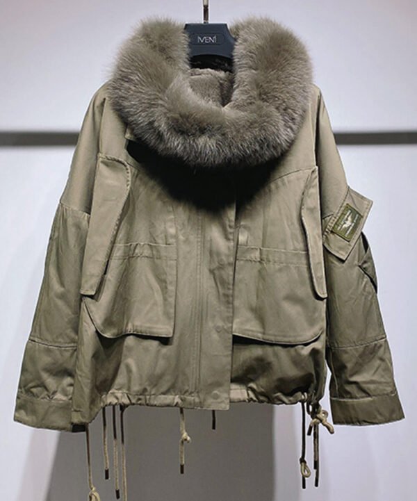 GUG Fur Fox Fur Parka Jacket - Image 14