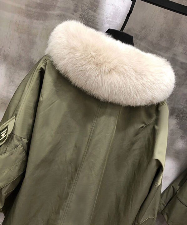 GUG Fur Fox Fur Parka Jacket - Image 13