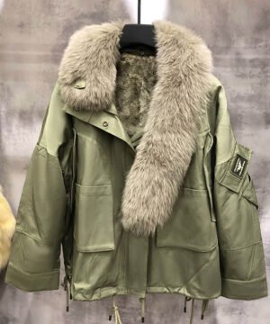GUG Fur Fox Fur Parka Jacket