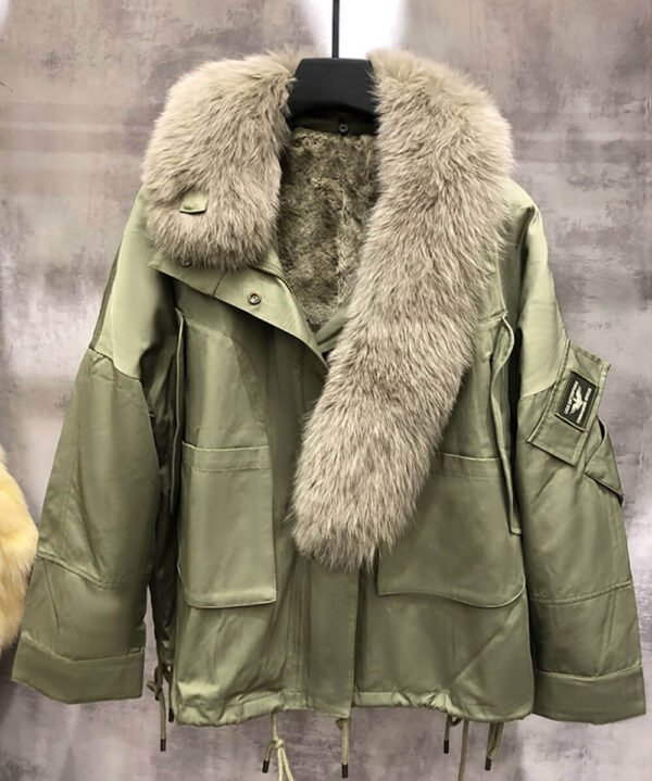 GUG Fur Fox Fur Parka Jacket
