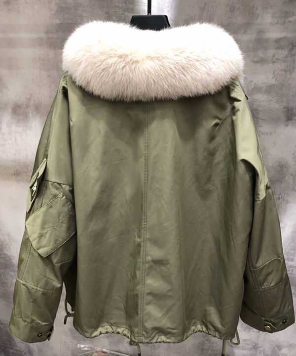 GUG Fur Fox Fur Parka Jacket - Image 17