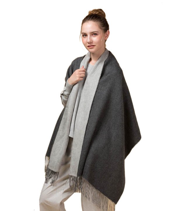 Mitchell-Y Reversible 100% Lamb Wool Shawls - Image 10