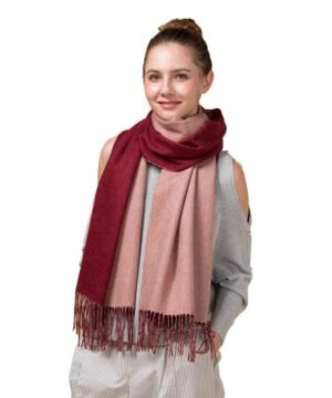 Mitchell-Y Reversible 100% Lamb Wool Shawls