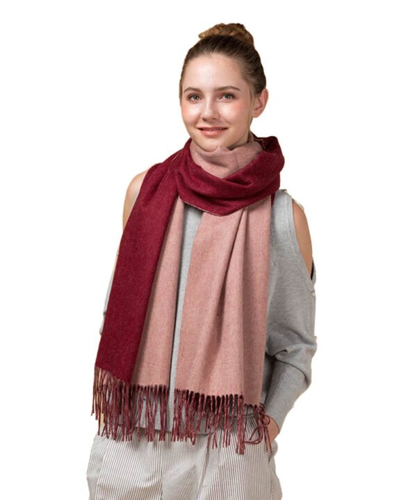 Mitchell-Y Reversible 100% Lamb Wool Shawls