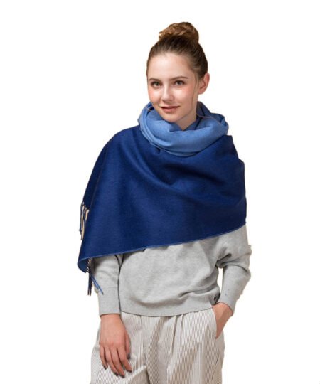 Mitchell-Y Reversible 100% Lamb Wool Shawls