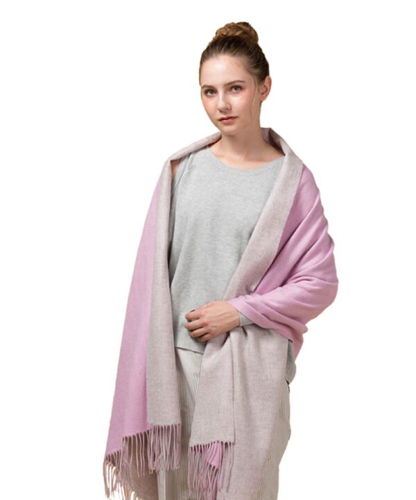 Mitchell-Y Reversible 100% Lamb Wool Shawls - Image 14