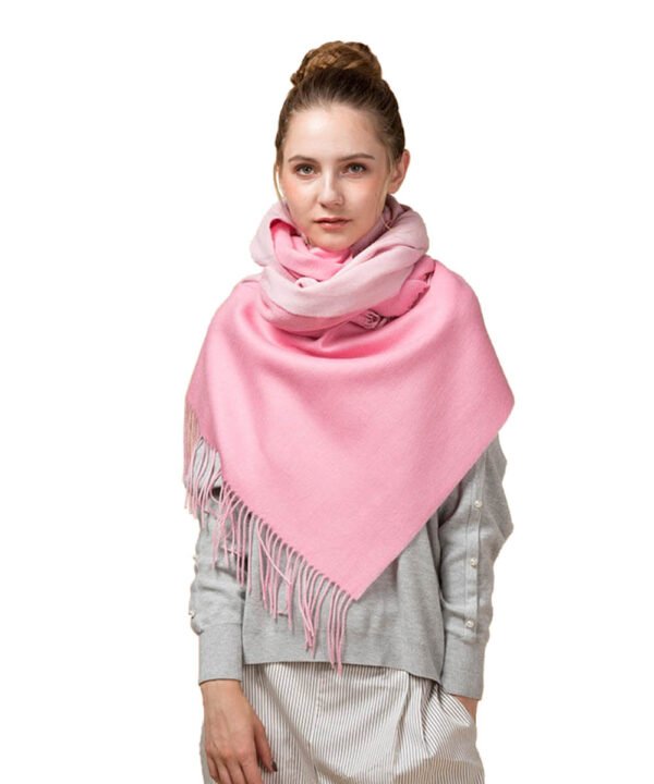 Mitchell-Y Reversible 100% Lamb Wool Shawls - Image 4