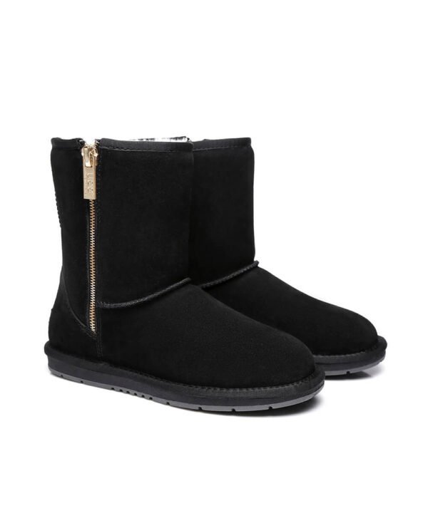 Women's Short Classic Zip UGG Boots - Image 5