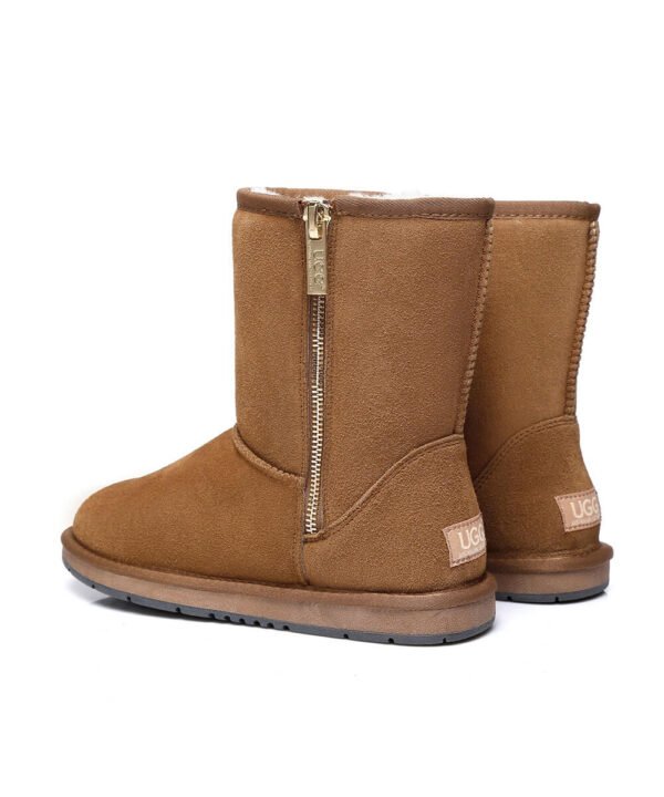 Women's Short Classic Zip UGG Boots - Image 10