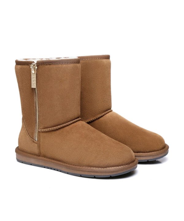 Women's Short Classic Zip UGG Boots - Image 4