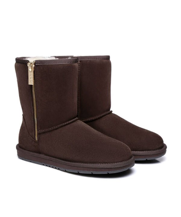 Women's Short Classic Zip UGG Boots - Image 16