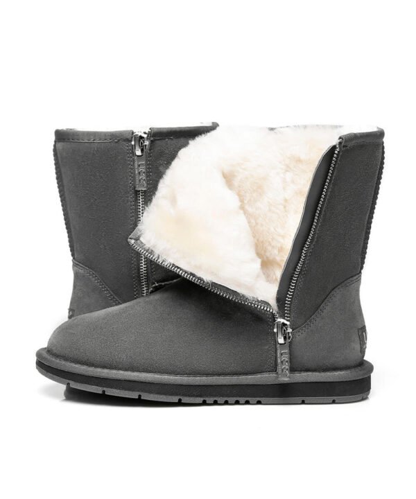 Women's Short Classic Zip UGG Boots - Image 2