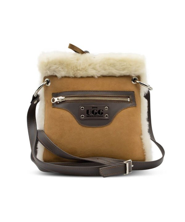 UGG Ziptop Shoulder Sheepskin Bag - Image 7