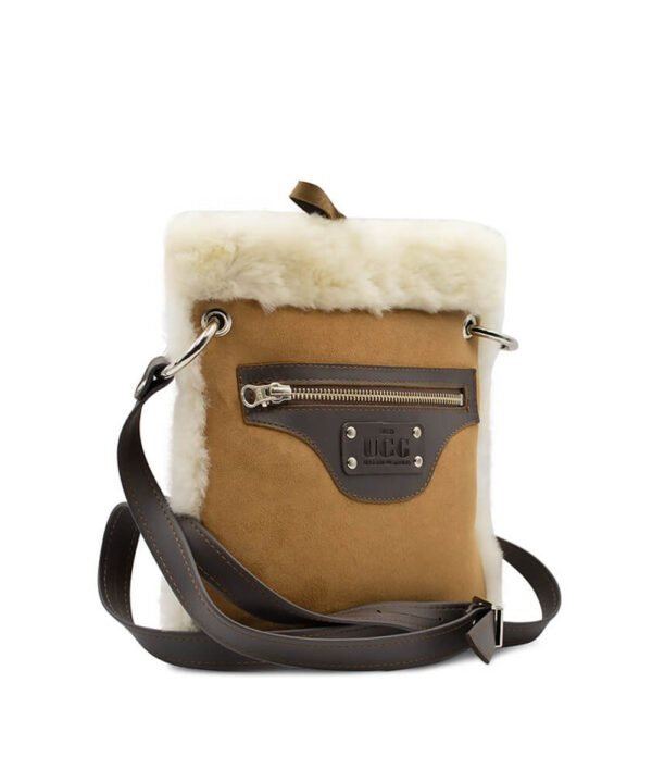 UGG Ziptop Shoulder Sheepskin Bag - Image 8
