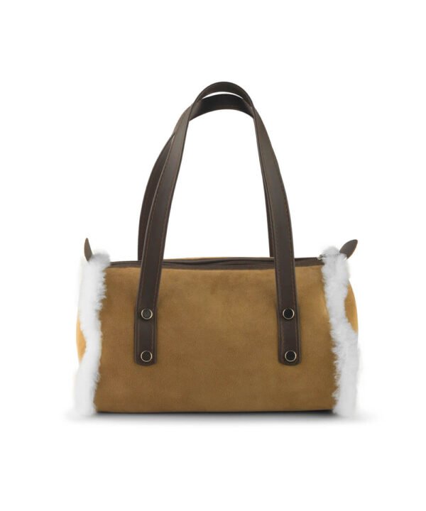 UGG Small Sheepskin Barrel Bag - Image 4