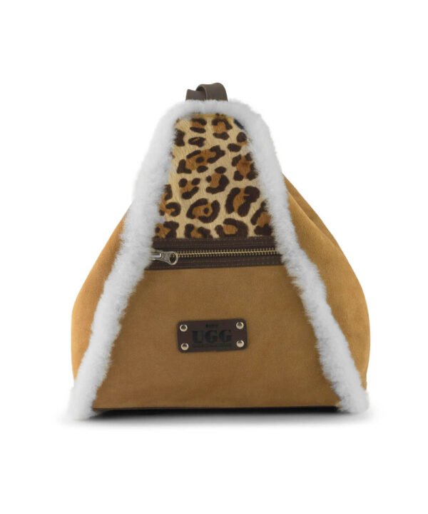 UGG Sheepskin Tri Leopard Backpack