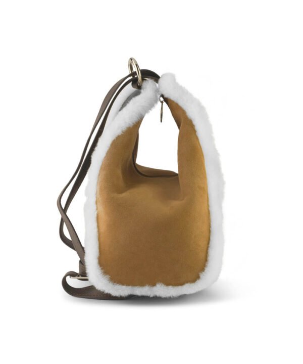 UGG Sheepskin Tri Leopard Backpack - Image 2