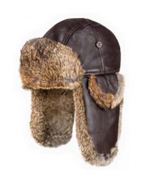 UGG Rabbit Fur Kids Aviator Hat