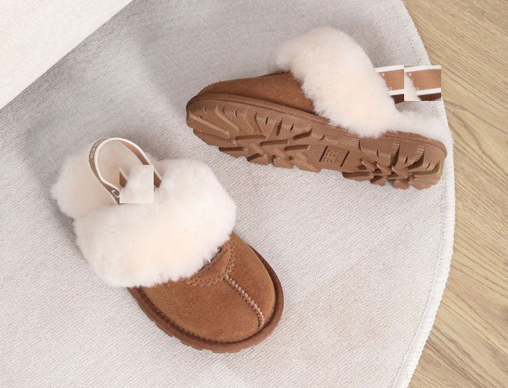 Kids sheepskin boots