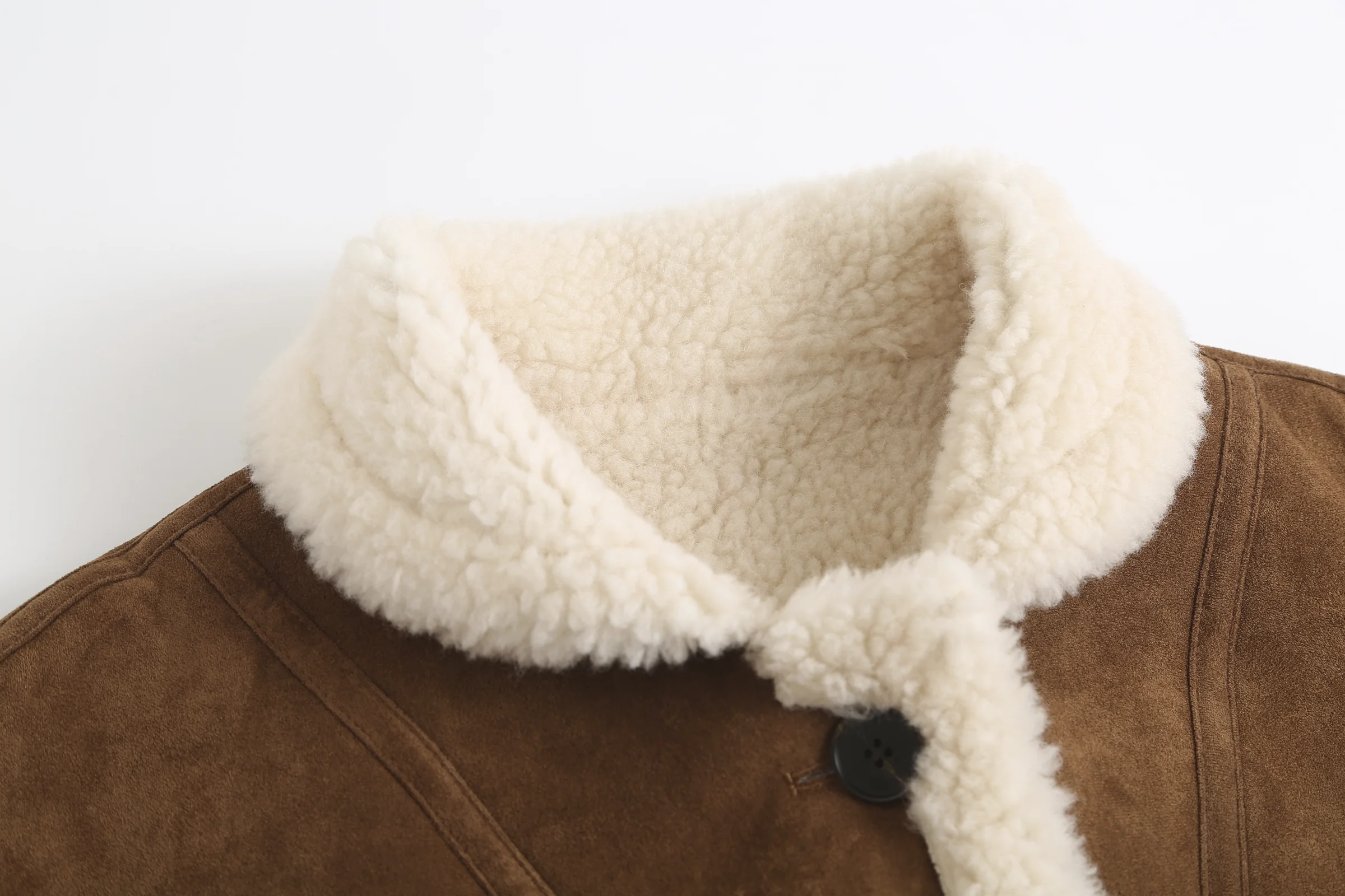 Button Women's UGG Shearluxe Coat product detail image