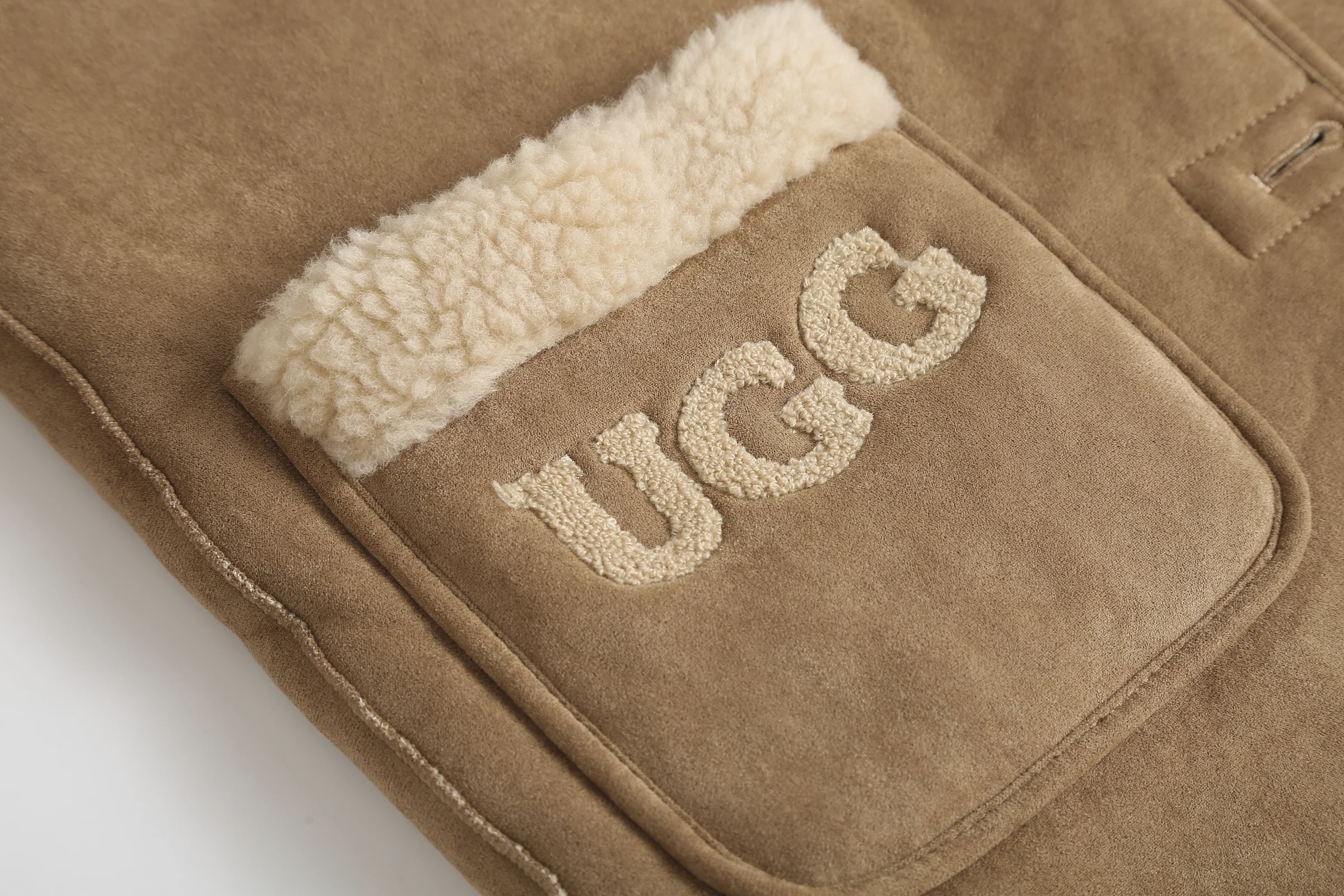 Willow Women's Hooded UGG Shearling Coat product detail image
