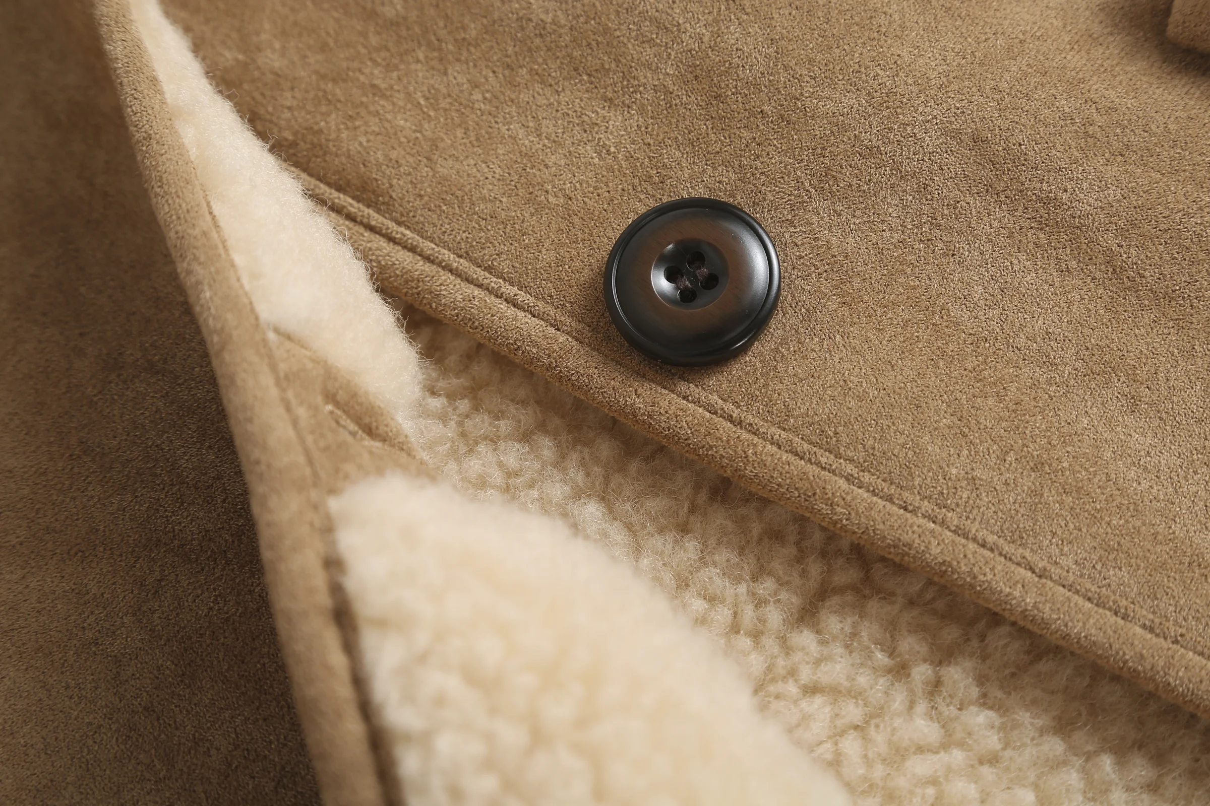 Willow Women's Hooded UGG Shearling Coat product detail image